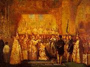Coronation of Pedro II of Brazil Francois-Rene Moreaux